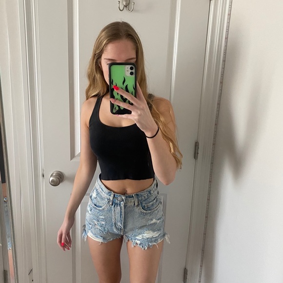 Brandy Melville Pants - NWT jean shorts from windsor
